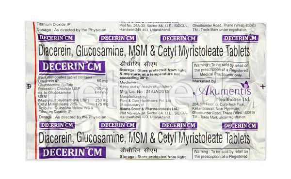 Decerin CM Tablet 10'S - Supplements-Sup