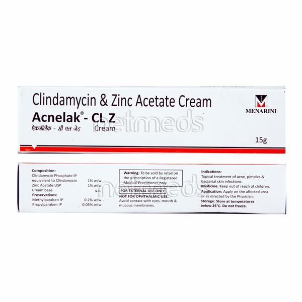 Acnelak Clz Cream 15gm - Acne-Acn