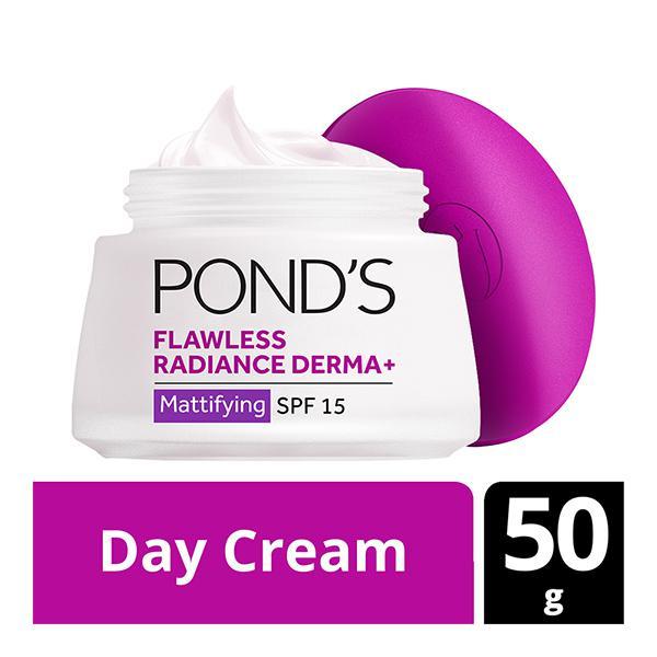 Pond's Flawless Radiance Derma+ Mattifying SPF 15 PA+++ Day Cream 50 gm - Night Cream