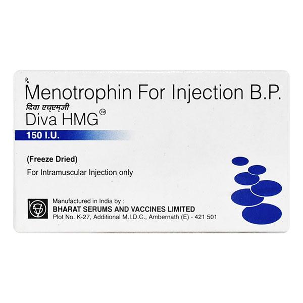 Diva Hmg 150IU Injection 1's - Hormonal Therapy-Tro