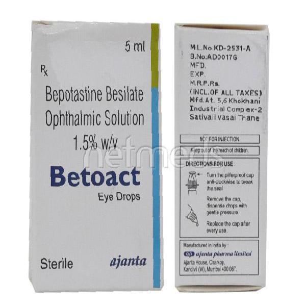 Betoact Eye Drops 5ml - Eye conditions-Oph