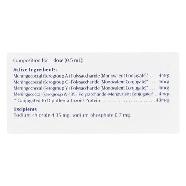 Menactra Injection 0.5ml - Vaccines
