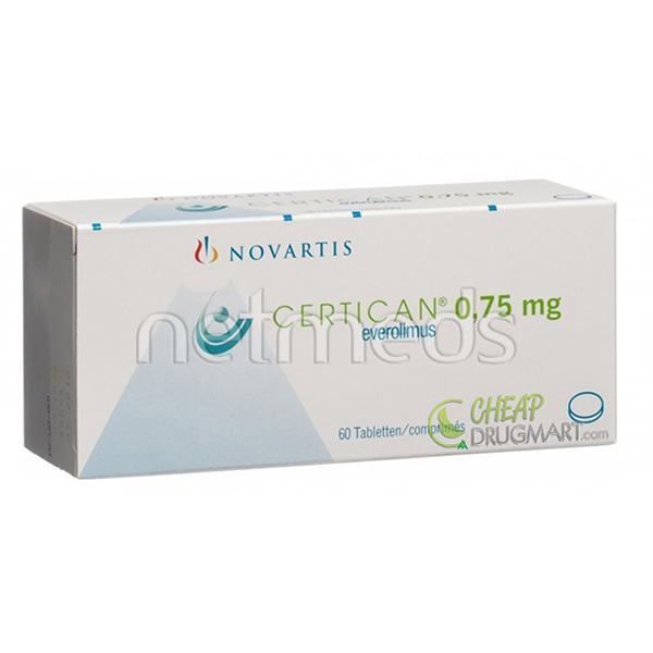 Certican 0.75mg Tablet 10'S - Immune Suppression