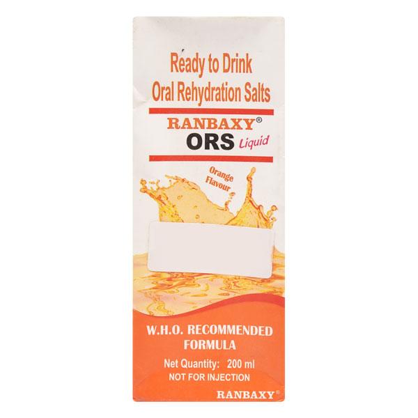 Ors(Ranbaxy) Orange Flavour Liquid 200ml - Supplements-Ent