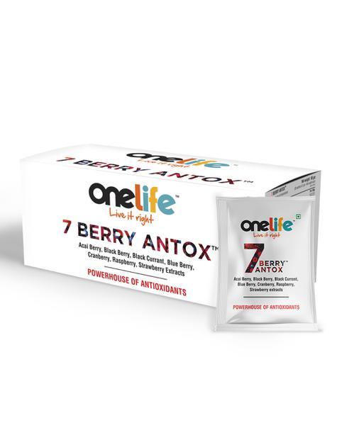 Onelife 7 Berry Antox Sachet (Pack of 3 gm x 30's) - General Health