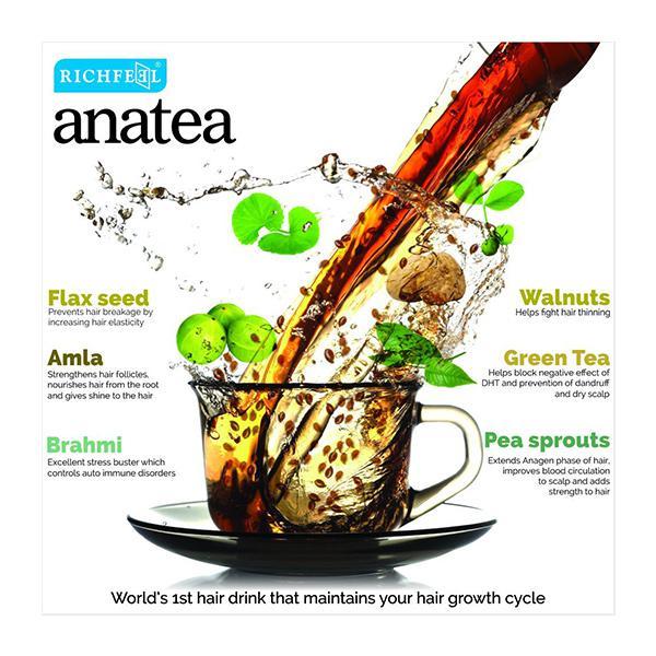 Richfeel Anatea Healthy Hair Drink Tea 50 gm - Hair Treatment
