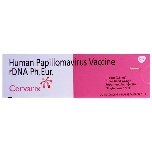Cervarix 20mcg Injection 0.5ml - Vaccines