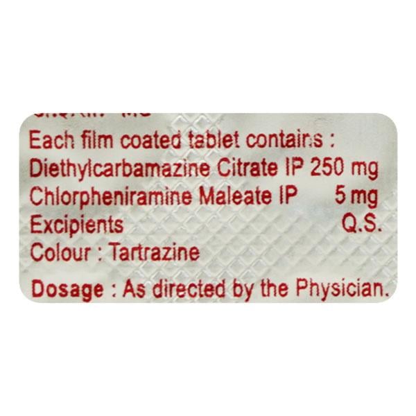 DEC Forte Tablet 10'S - Parasitic Worms-Ant