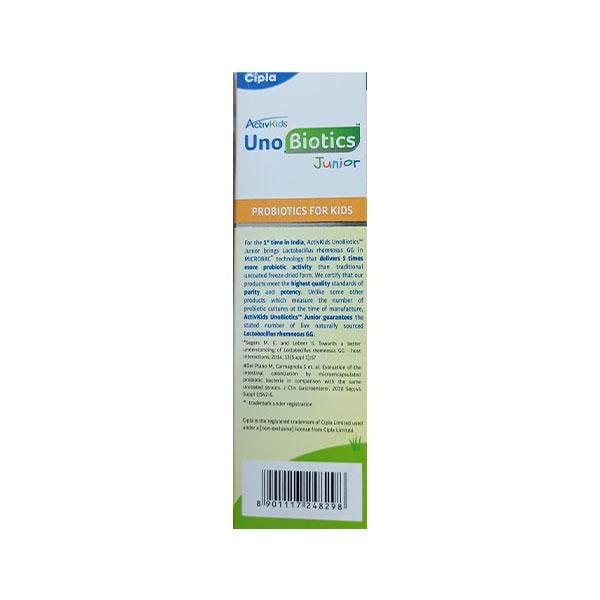 Activkids Unobiotics Junior Sugar Free Sachet 1gm - Supplements-Vam