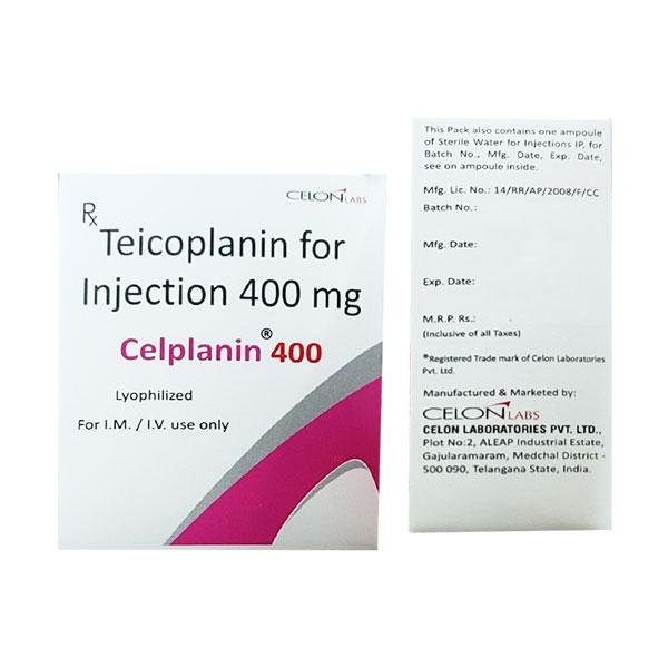 Celplanin 400Mg Injection 1's - Bacterial Infections-OAB