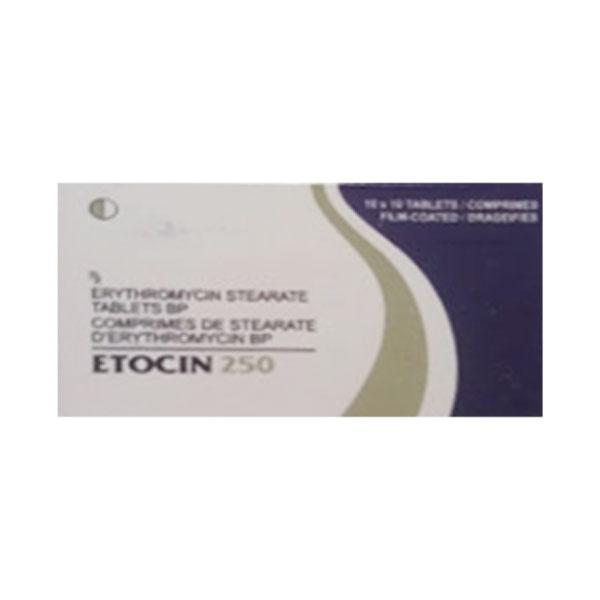 ETOCIN 250mg Tablet 10's - Bacterial Infections-Mac