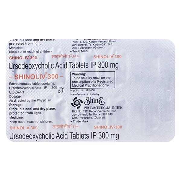 SHINOLIV 300mg Tablet 10's - Liver Disease