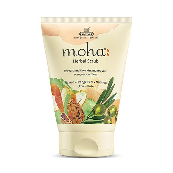 Moha Herbal Face Scrub 100 gm + Free Face Wash 50 ml - Face Scrubs
