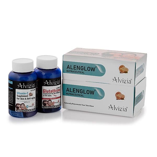 Alvizia Alenglow L-Glutathione 500 Mg and Vitamin C Tablet 60's - Amino Acids