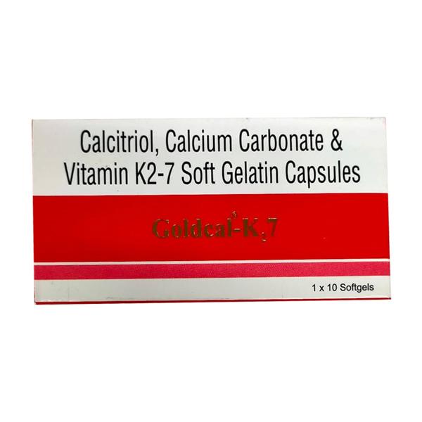 GOLDCAL K2 7 Capsule 10's - Supplements-Sup