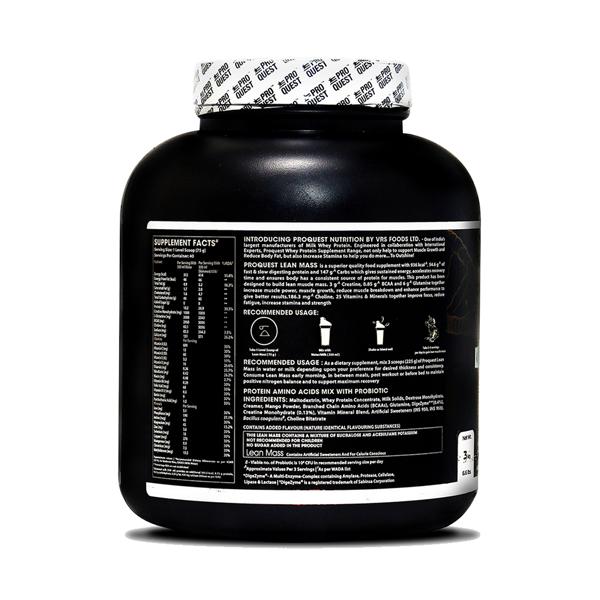 Proquest Lean Mass Powder - Alphonso Mango Flavour 3 kg - Weight Loss
