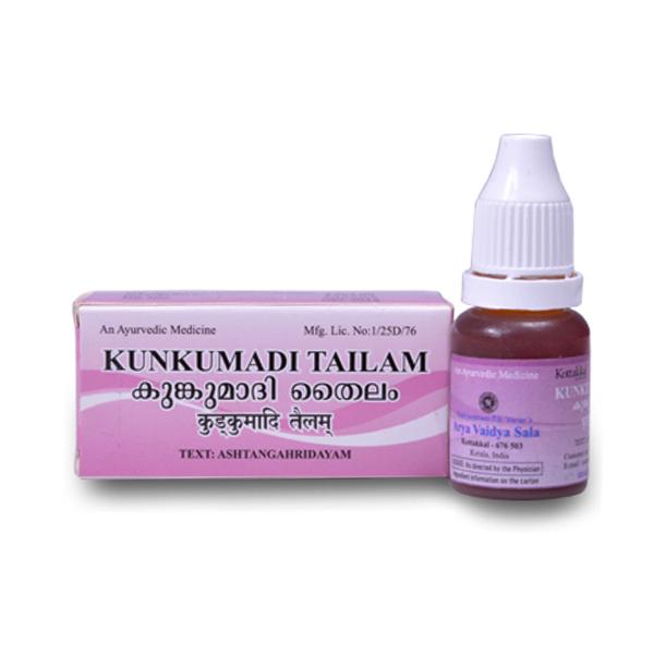 Kottakkal Arya Vaidya Sala Kunkumadi Tailam 10 ml - Speciality Medicines
