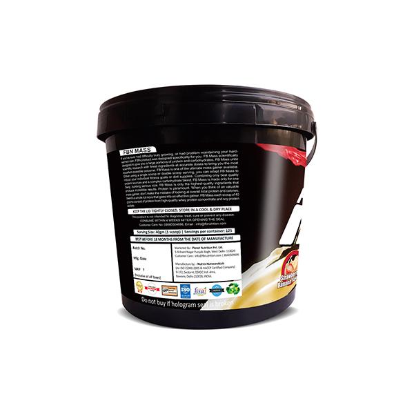 FB Nutrition FBN Mass Weight Management Powder - Strawberry Banana Flavour 5 kg - Weight Gain