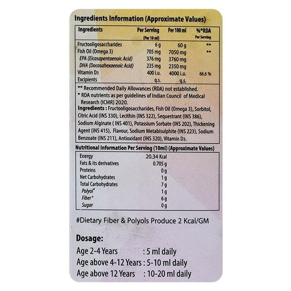 COS3 SUGAR FREE DELICIOUS MANGO FLAVOUR Syrup 200ml - Supplements-Vam