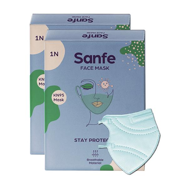 Netmeds | Sanfe KN95 Face Mask (Pack of 2)