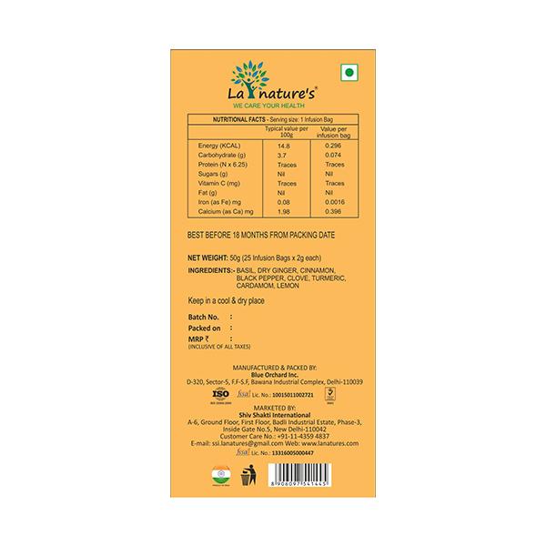 La Nature's Herbal Infusions Immunity Booster Infusion bags 25's - Teas