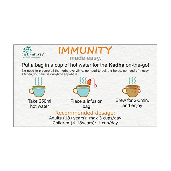 La Nature's Herbal Infusions Immunity Booster Infusion bags 25's - Teas