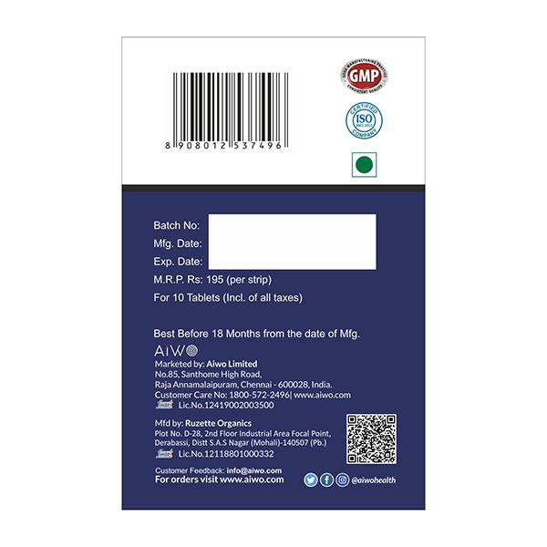Aiwo L-CAR 1500 mg Tablet 100's - Amino Acids