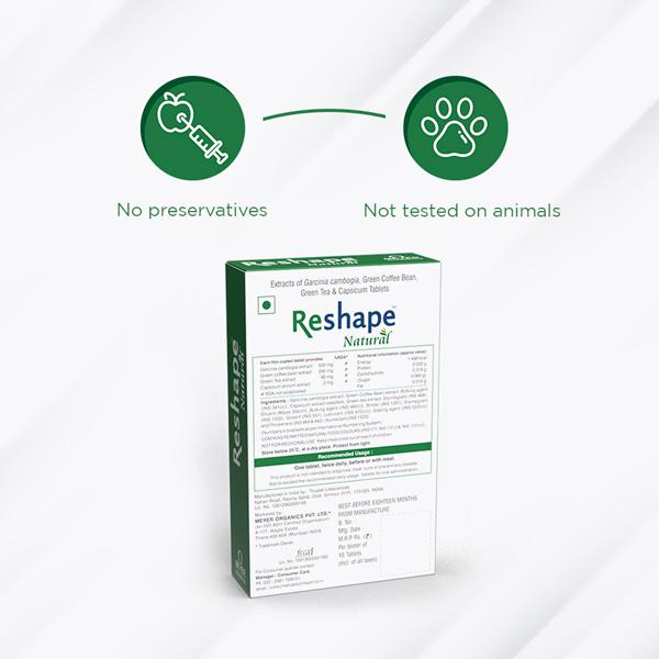 Reshape Natural Tablet 30's - Weight Loss