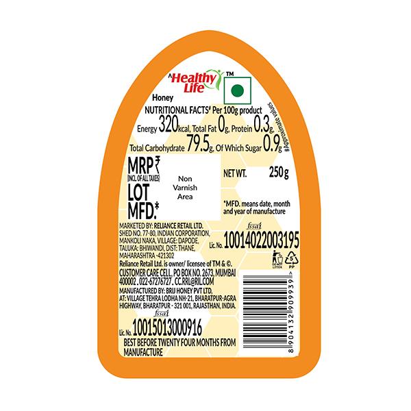 Healthy Life Natural Honey 250 gm - Honey