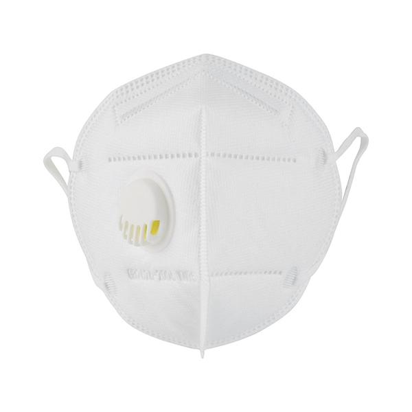 Netmeds | 1Mile 5 Layer N95 Mask with Respirator - White (Pack of 5)