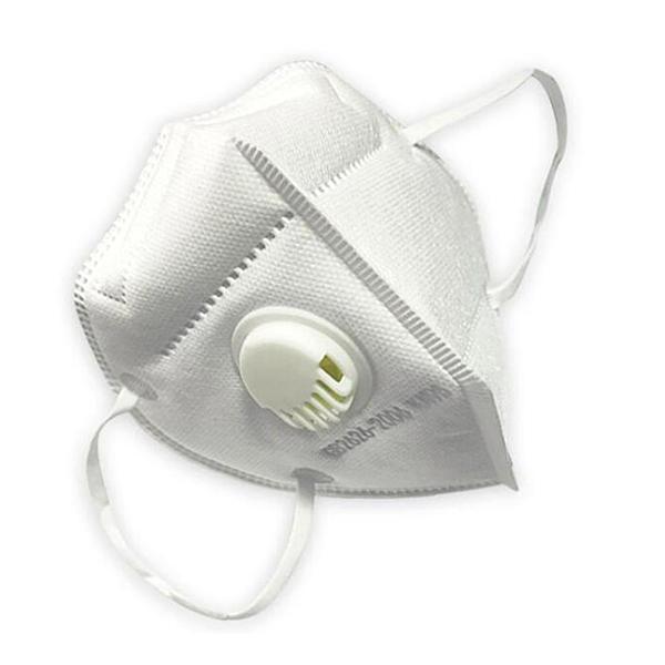 1Mile 5 Layer N95 Mask with Respirator - White (Pack of 5) - Face Mask