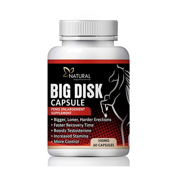 Natural Big Disk 500 mg Capsule 60's - Sexual Healthcare