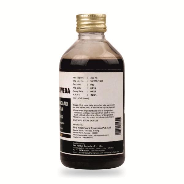 Birla Ayurveda Raasnaerandaadi Kashaayam 200 ml - Speciality Medicines