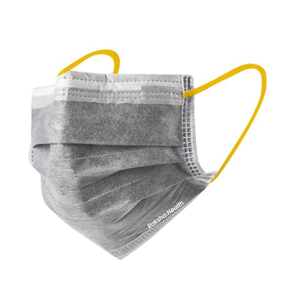 Netmeds | 3se Raksha 4 Ply Anti Pollution Mask (KHM-04S) 50's