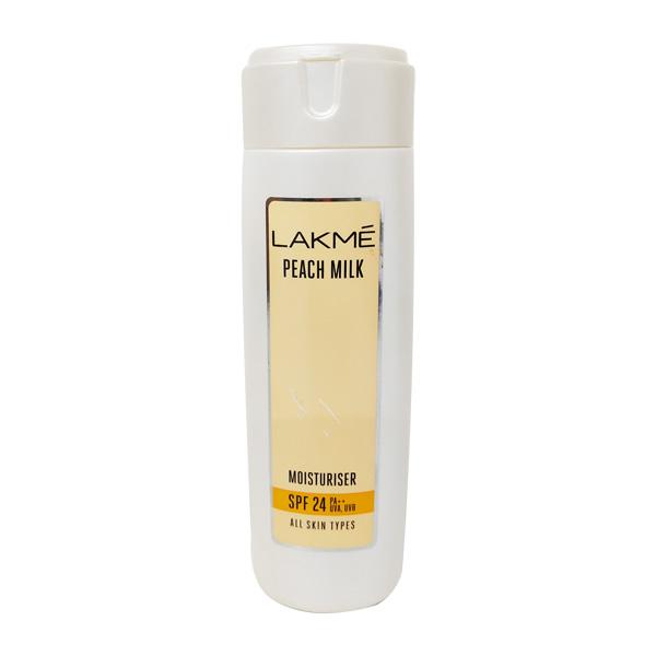 Lakme Peach Milk Moisturizer SPF 24 PA Sunscreen Lotion 200 ml - Face Moisturizers