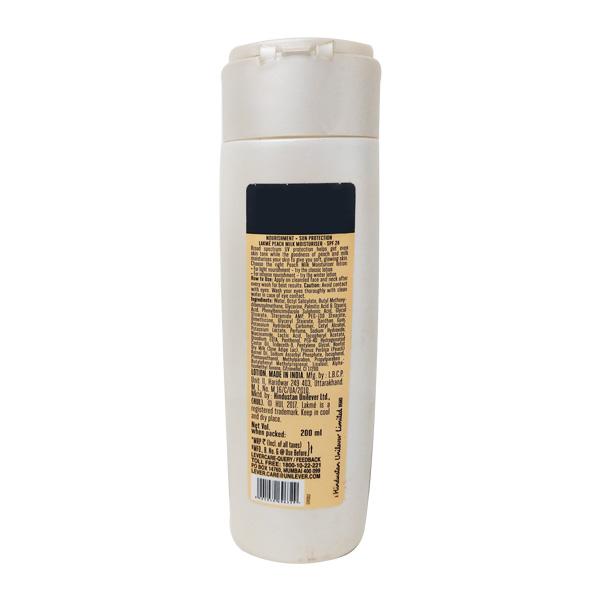 Lakme Peach Milk Moisturizer SPF 24 PA Sunscreen Lotion 200 ml - Face Moisturizers
