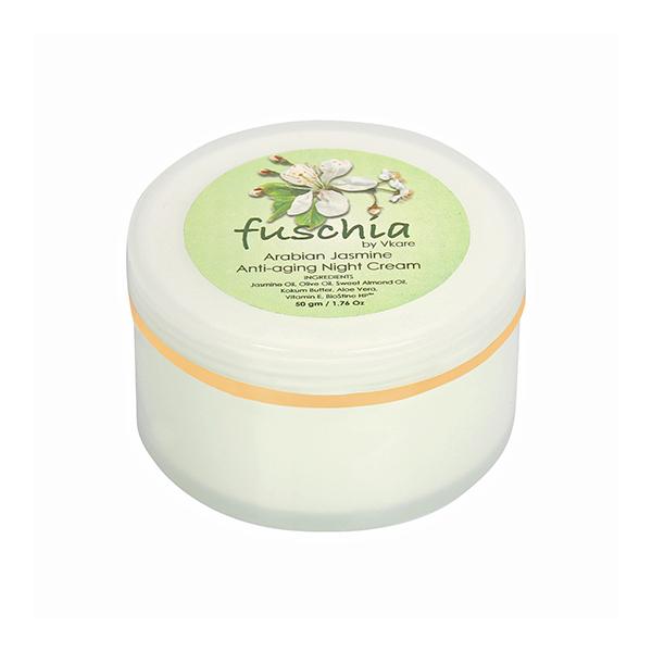 Netmeds | Fuschia Anti-Ageing Night Cream - Arabian Jasmine 50 gm