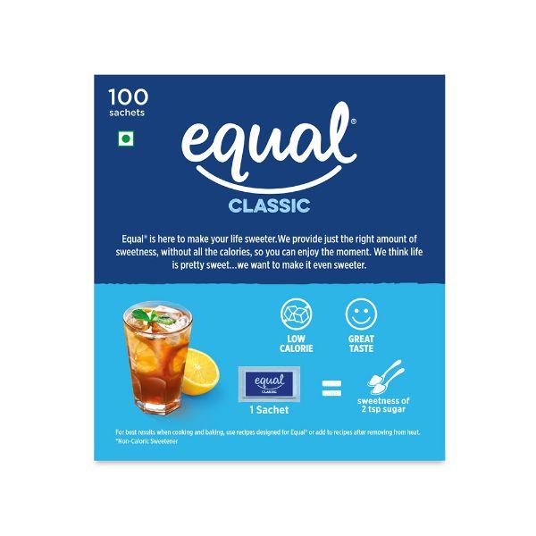 Equal Classic Zero Calorie Sweetener Sachet 100's - Sweeteners