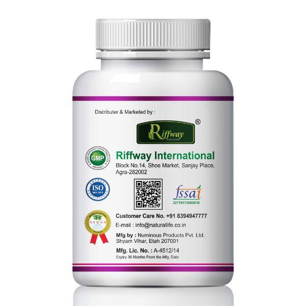 Riffway Papaya Leaf 500 mg Capsule 60's - Pure Herbs