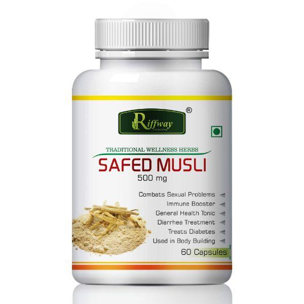 Riffway Safed Musli 500 mg Capsule 60's - Speciality Medicines