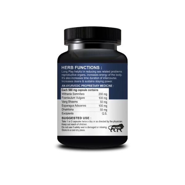 Riffway Long Play Capsule 30's - Sexual Healthcare