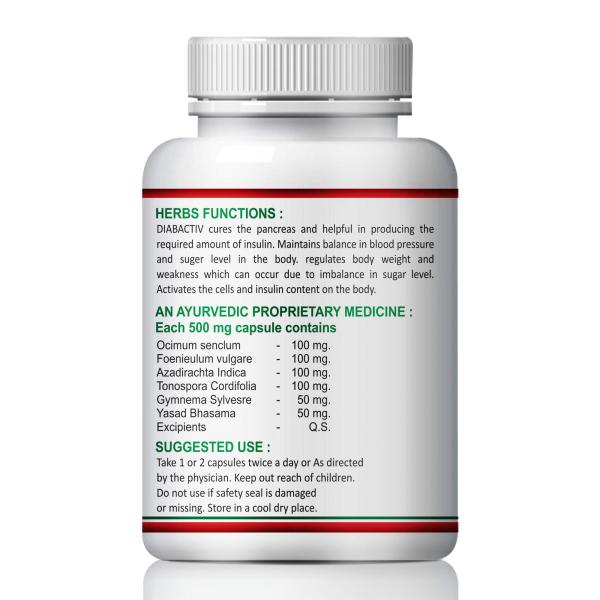 Riffway Diabactive Capsule 60's - Sexual Healthcare