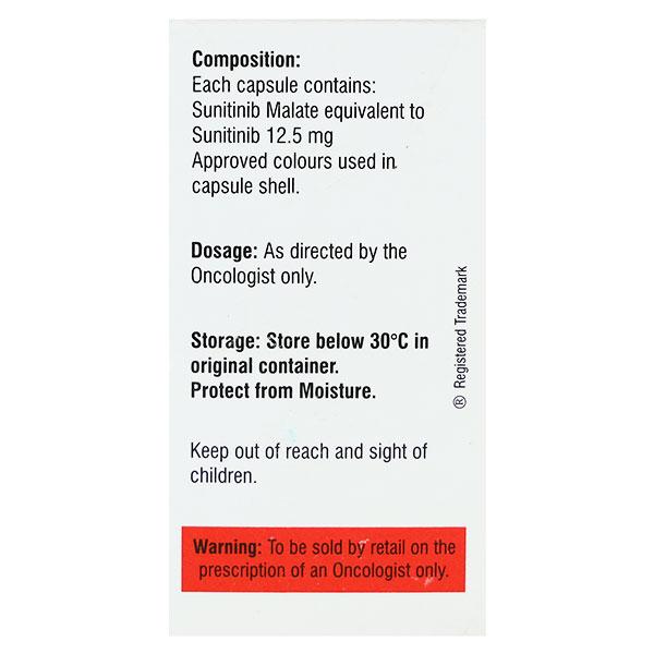 TUNIB 12.5mg Capsule 28's - Cancer Oncology-Tar
