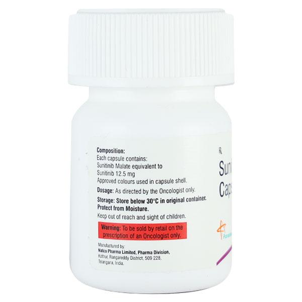 TUNIB 12.5mg Capsule 28's - Cancer Oncology-Tar