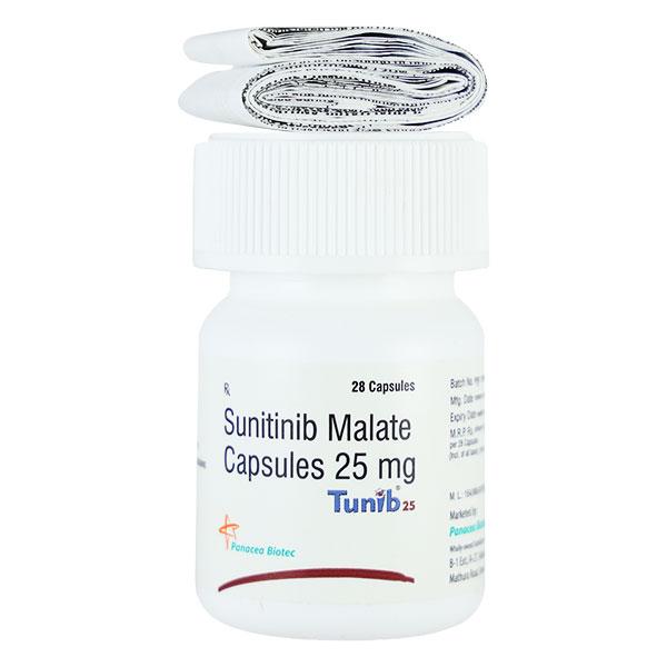 TUNIB 25mg Capsule 28's - Cancer Oncology-Tar