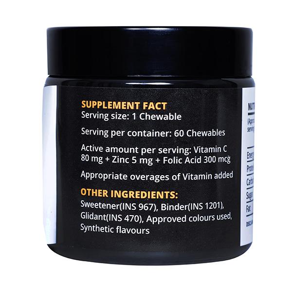 Literal Vitamin-C Lozenges - Orange and Pineapple Flavour 60's - Vitamin C