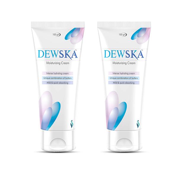DEWSKA MOISTURIZING Cream 100gm - Dry Skin-Emo