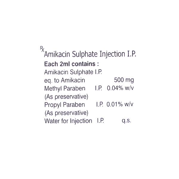 AMILAB 500 Injection 1's - Bacterial Infections-Ami