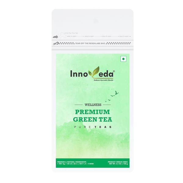 Innoveda Premium Green Tea Whole tea leaves 100 gm - Teas
