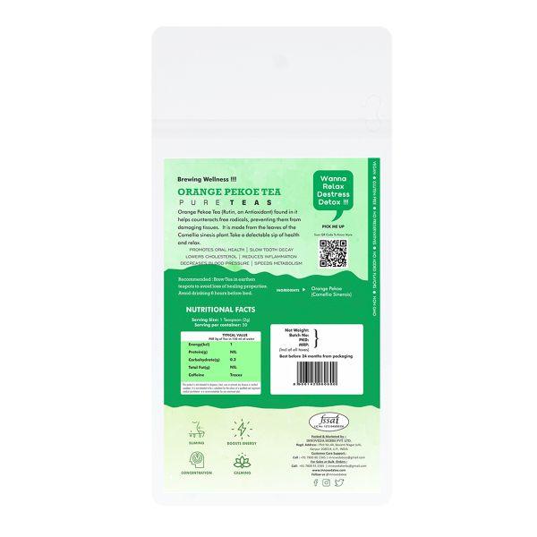 Innoveda Orange Pekoe Whole tea leaves 100 gm - Teas